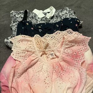 Girls lot of 3 dresses. GAP Kids, & Janie & Jack. Size 4
